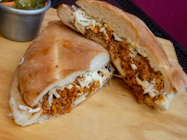 Torta de Salchicha Oaxaqueña