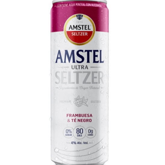 Bebida Hard Seltzer Amstel Frambuesa .355