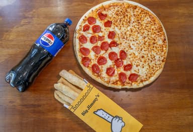 COMBO DOUBLE BIG (1 PIZZA FAMILIAR)