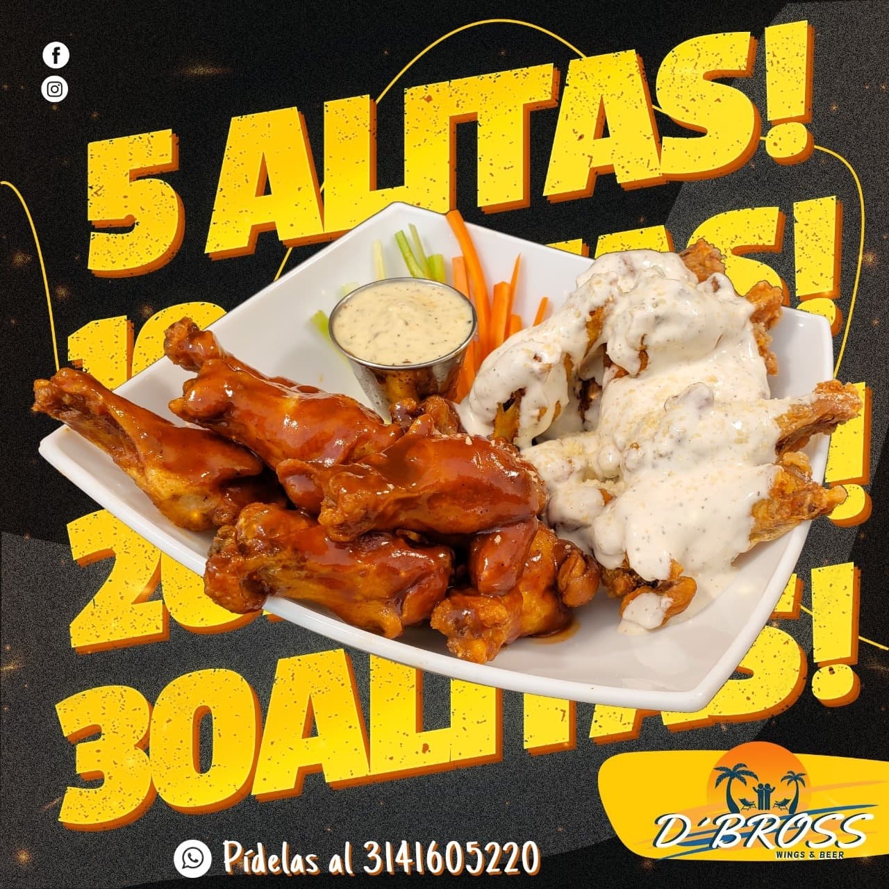 500 grs (10 Alitas Aproximadamente)