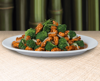 Pollo en Salsa de Ostión con Brócoli