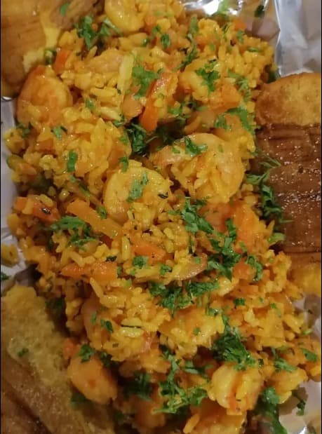 Combo Arroz con Camarón más Cazuela de Camarón