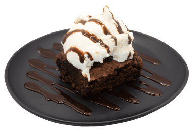 Brownie con Helado