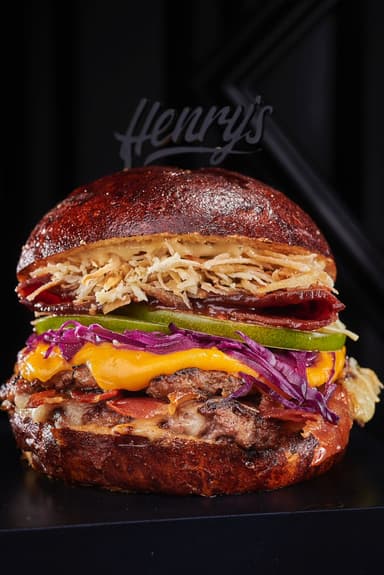 Hamburguesa Black Master Henrys