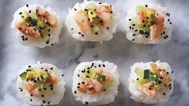 SUSHI CON CAMARON (6 PZ)
