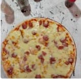 Pizza 4 Porciones Jamón y Queso 🏆