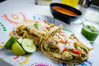 Taco de Carnitas de  Cabeza