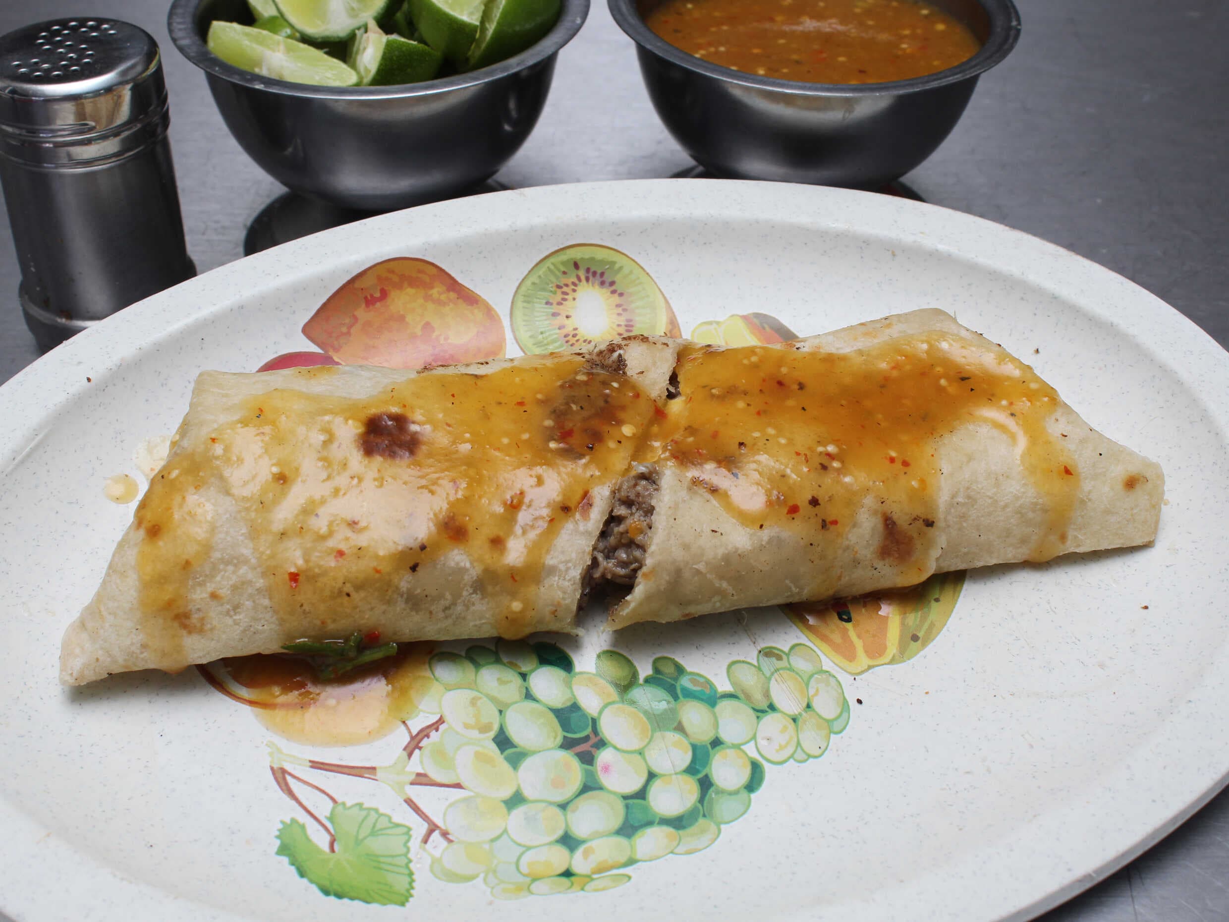 Burrito de Bistec con Queso