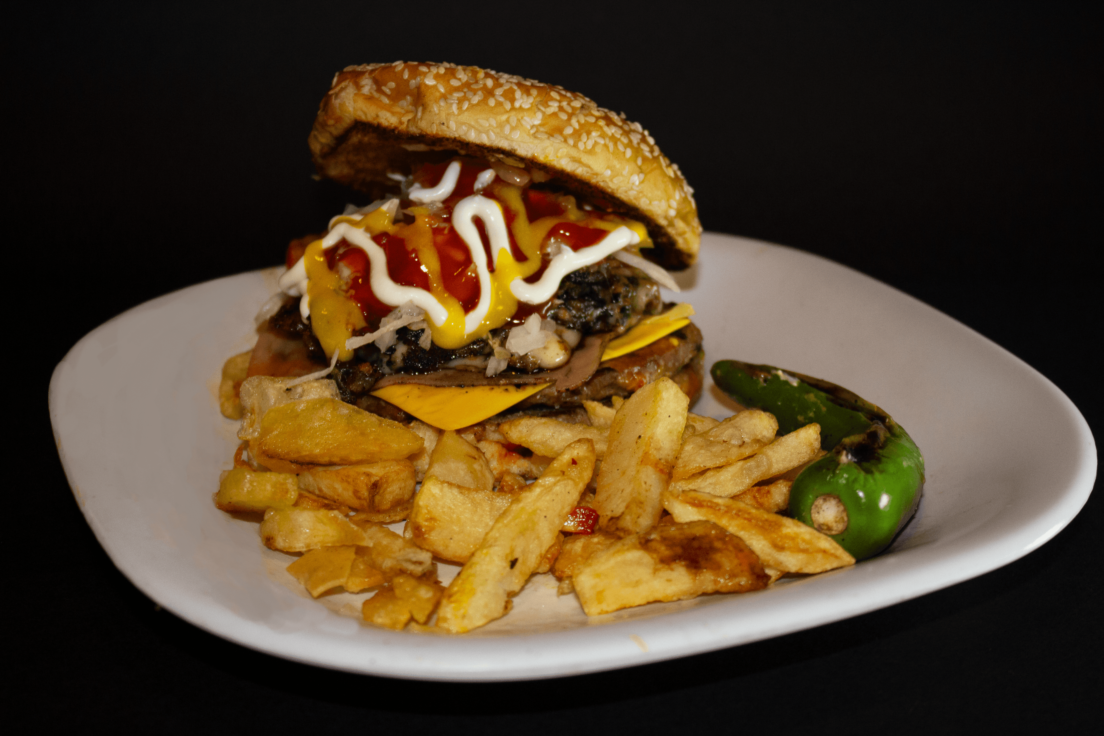 Hamburguesa Hawaiana