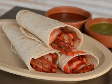 3 burritos de adobada
