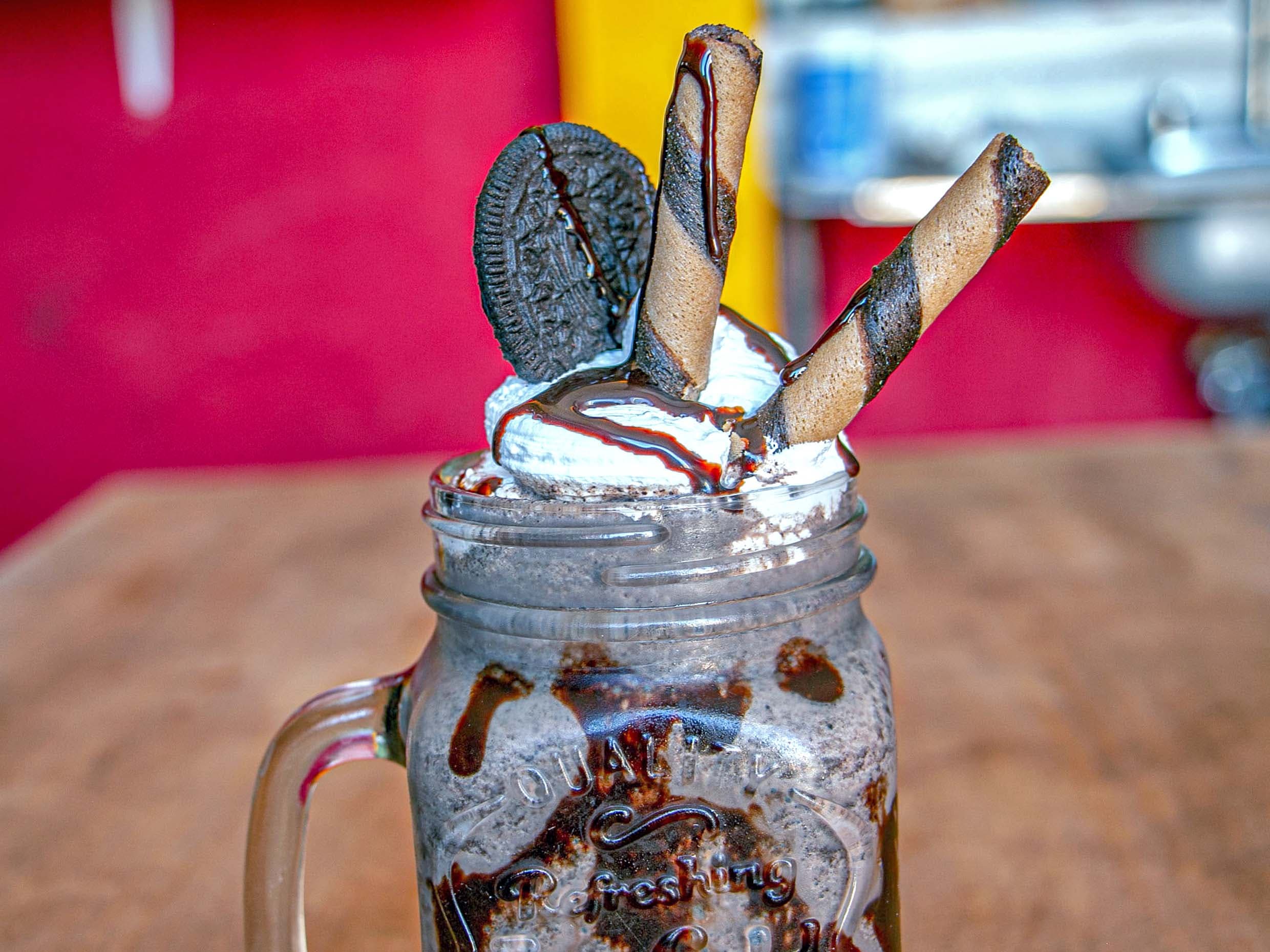 Frappe de oreo Leche santa clara