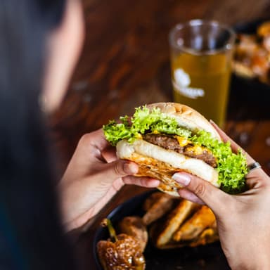 Hamburguesa Portobello Melt