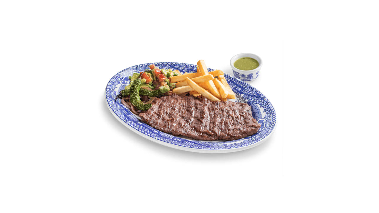 Arrachera con Papas (200 g)