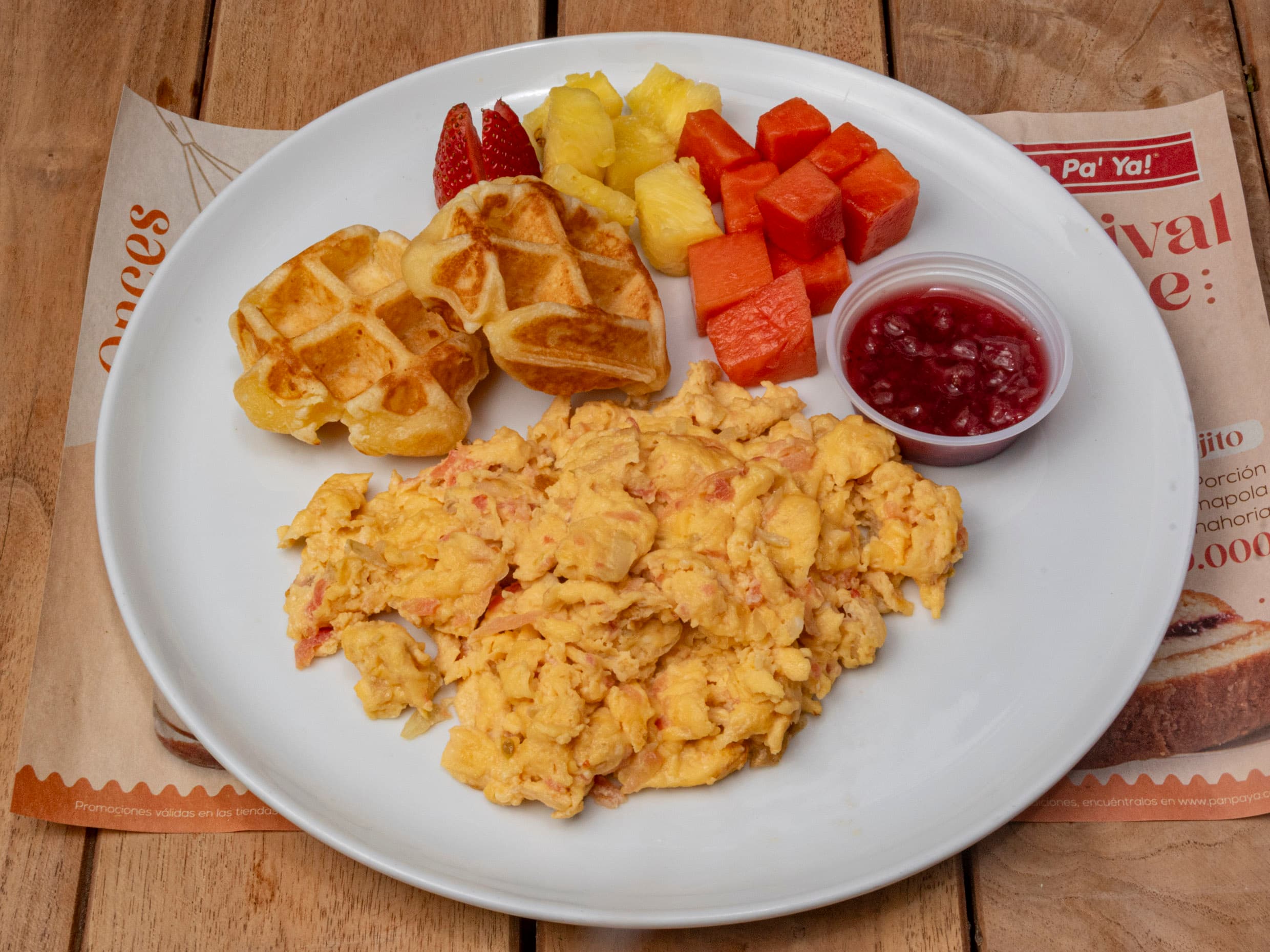 Combo Desayuno Waffle DiDi