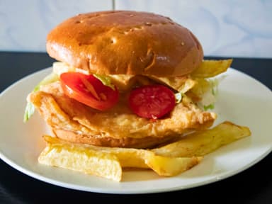 Hamburguesa de Pecho Broaster