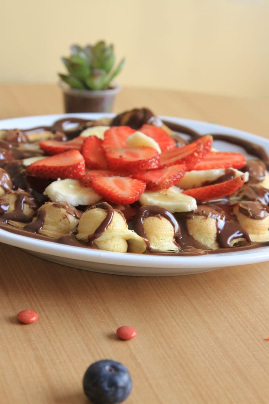 Bubble Waffle Nutella Clásico