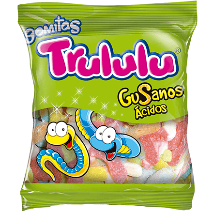 Trululu Gusanos Ácidos 80 g 8261