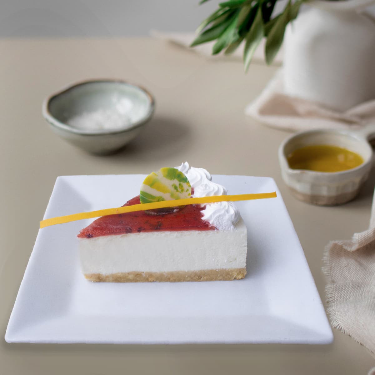 Cheesecake de Sauco Porción