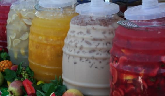 Litro de Agua de Fruta 100% Natural