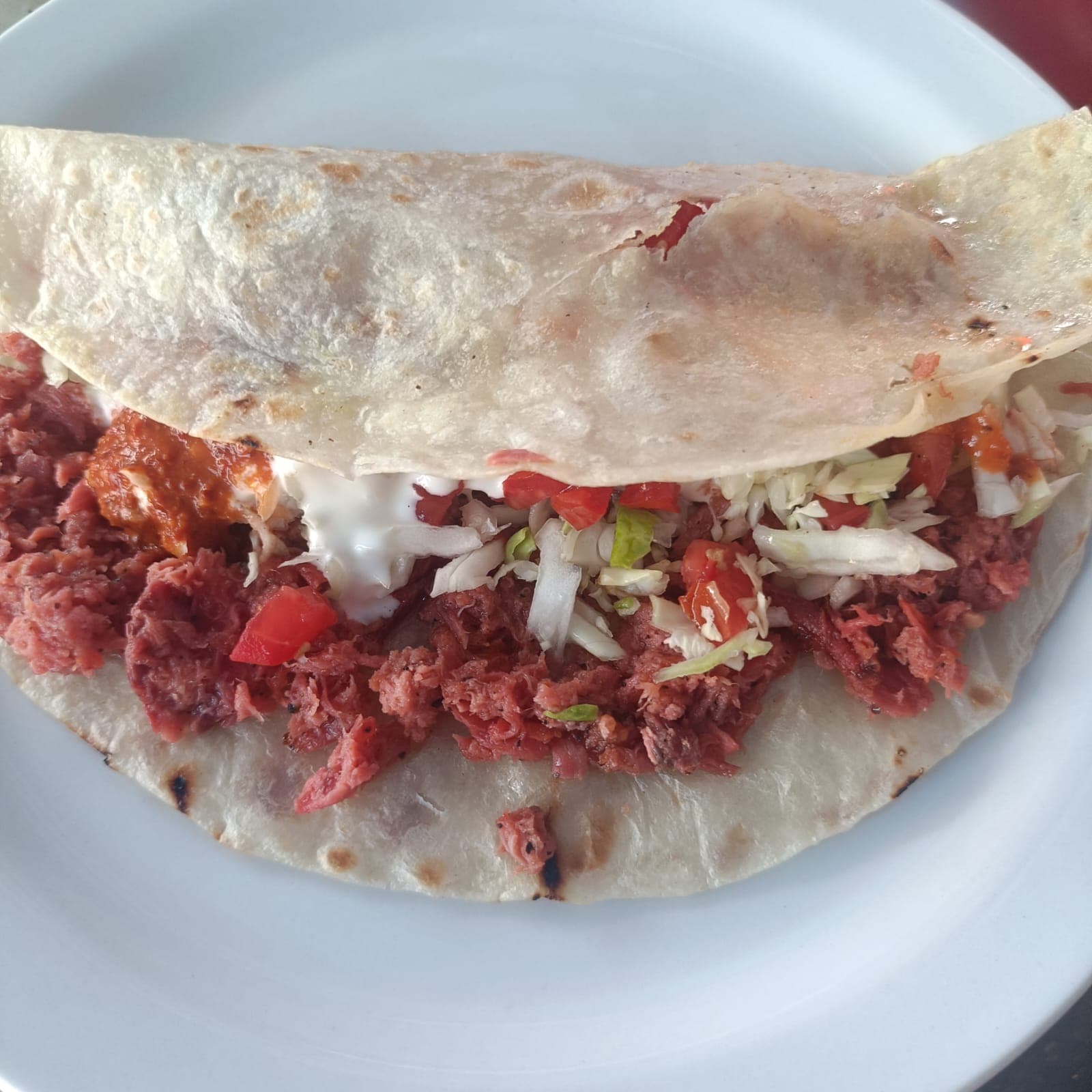 Quesadilla de Harina con Marlin