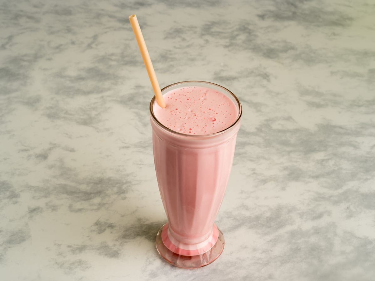 Malteada de Fresa