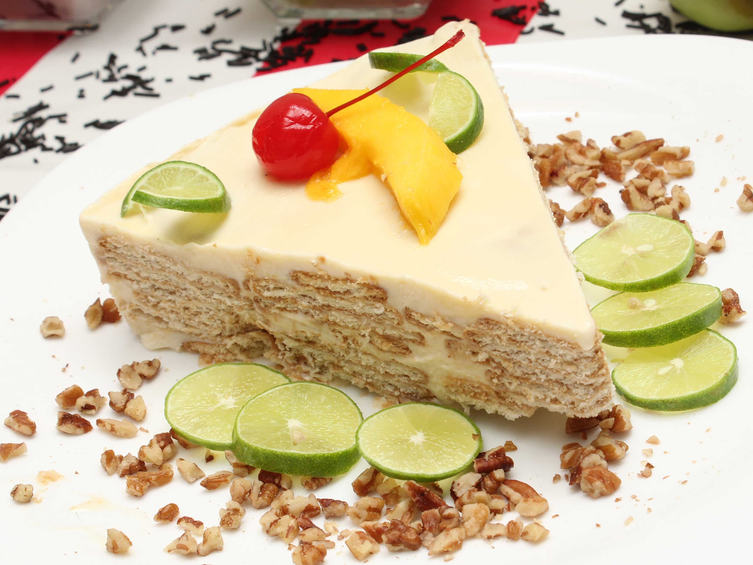Pastel de Carlota de Limón