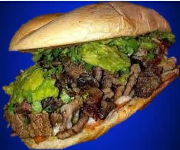 Torta de Arrachera