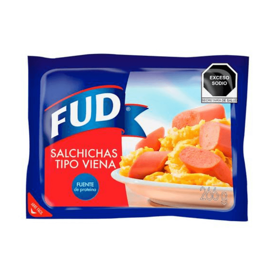 SALCHICHA VIENA FUD 266GR              .