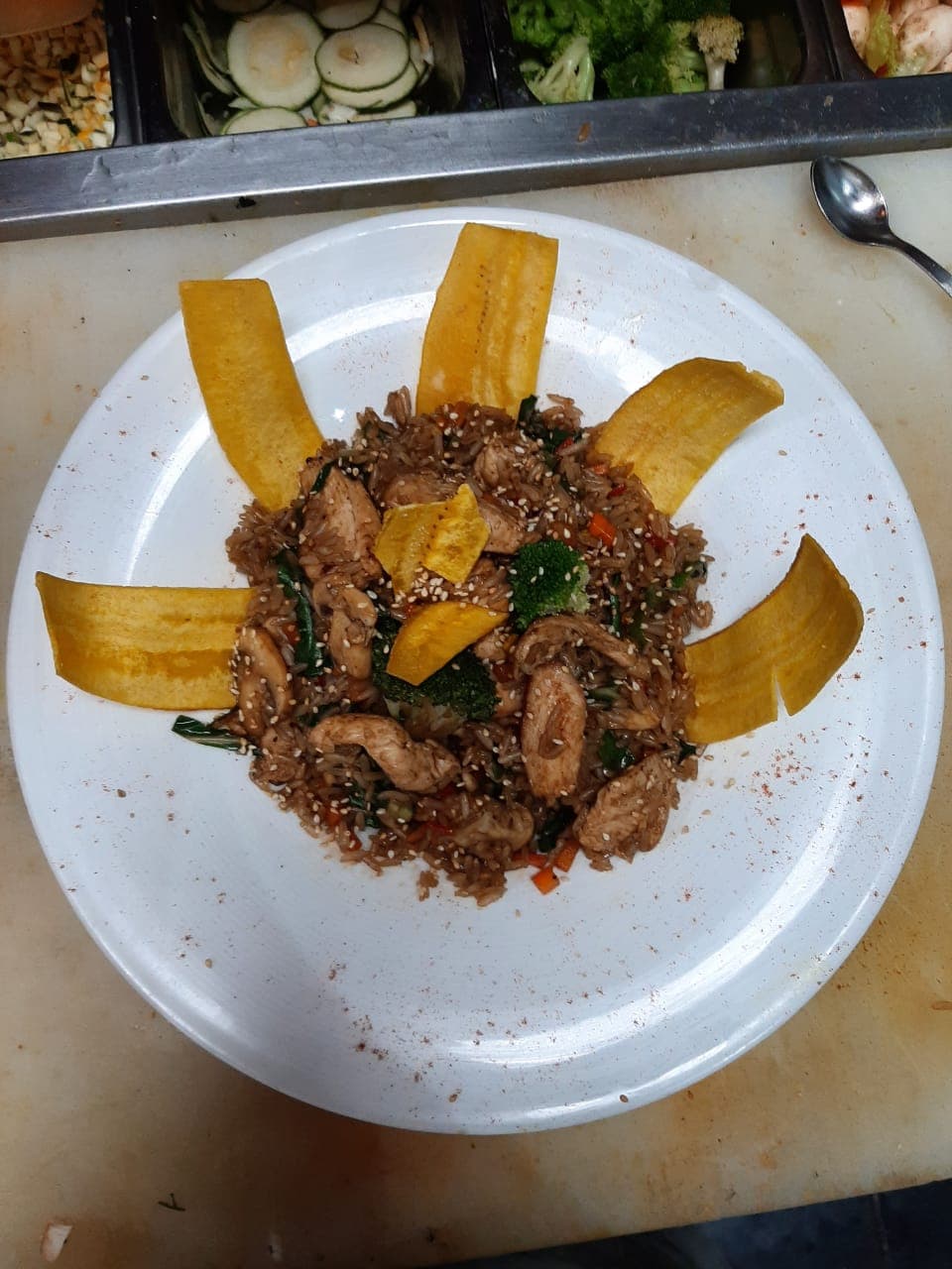 Arroz Wok Pollo