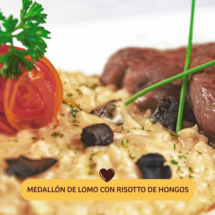Medallón de Lomo con Risotto a Elección