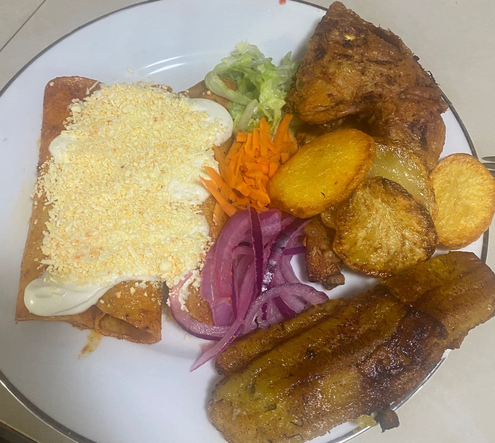 Pollo a la plaza