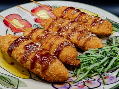 Yakitori de camaron