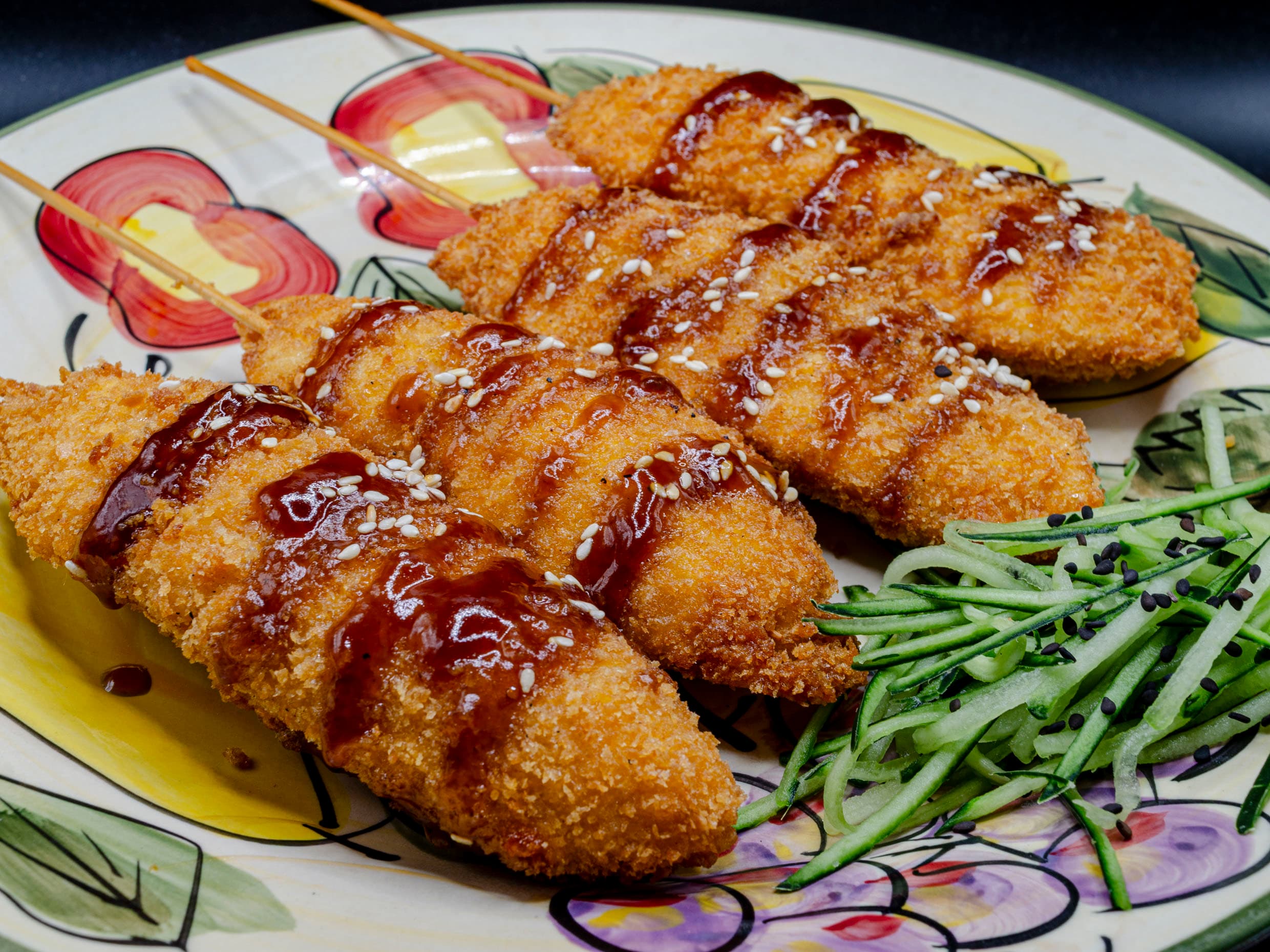 Yakitori de camaron