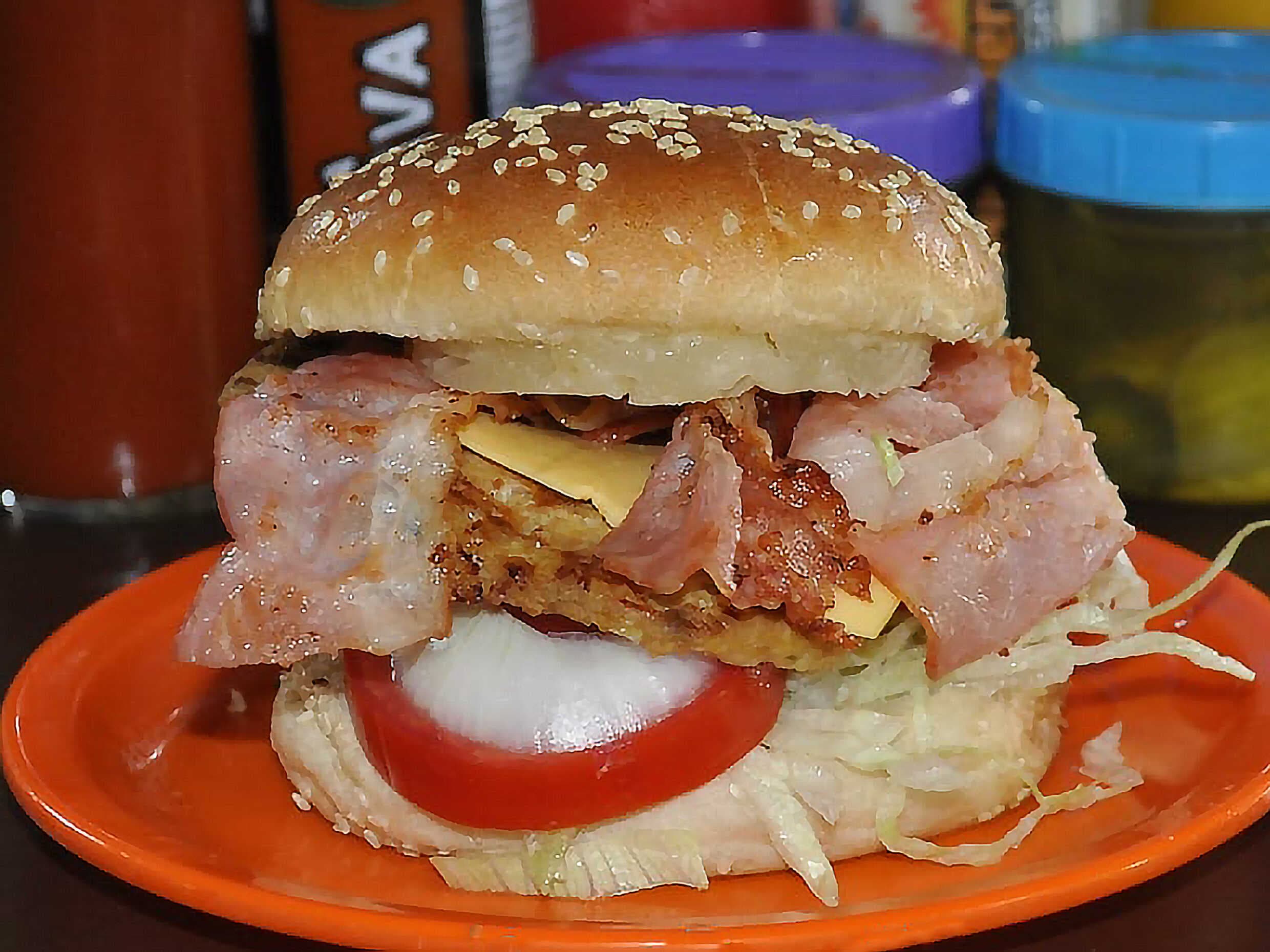 Hamburguesa de Pollo Espacial