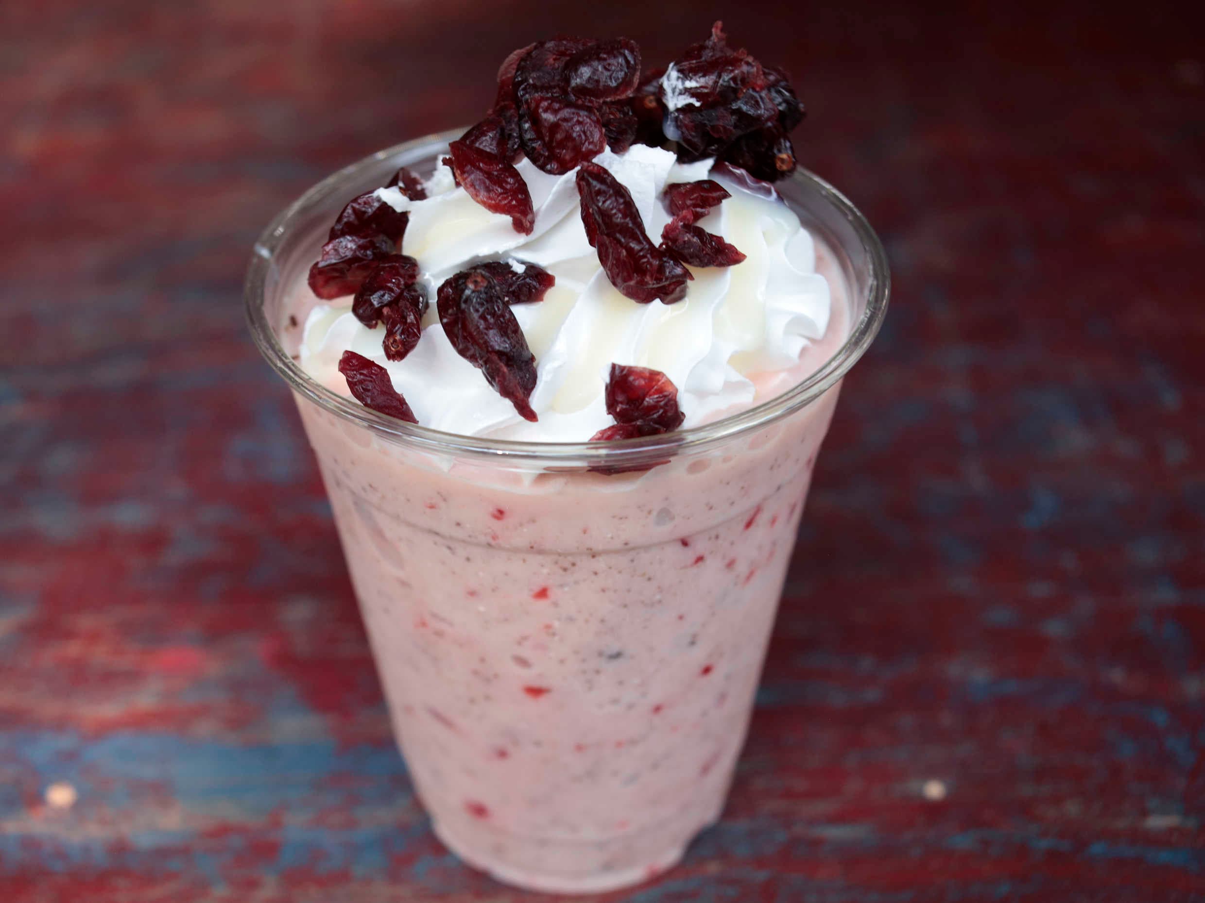 Frappé philadelphia arandanos
