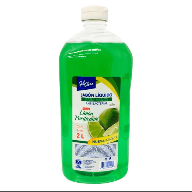 Gel Kleen Jabón Líquido Antibacterial Limón Purificante