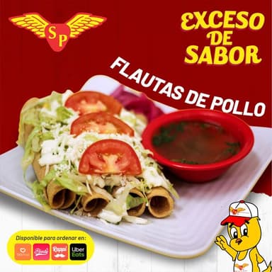 Flautas de Pollo