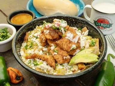 Chilaquiles C/Milanesa De Pollo