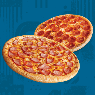 2 x 10,900 Pizzas Grandes Jamón o Pepperoni