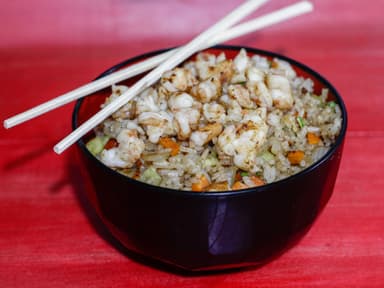 Yakimeshi de camarón
