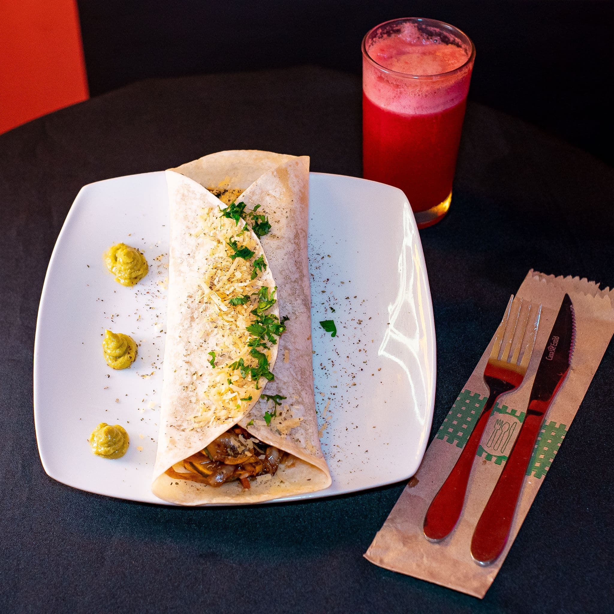 Combo Wrap Fantasía Vegetariana
