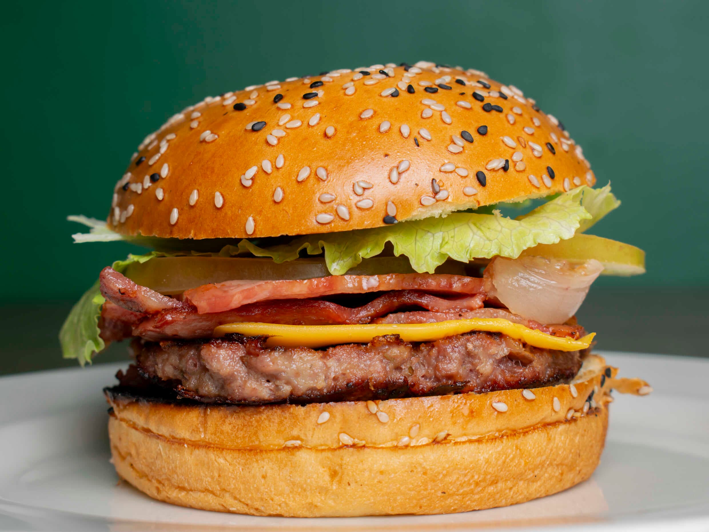 Hamburguesa super tocineta