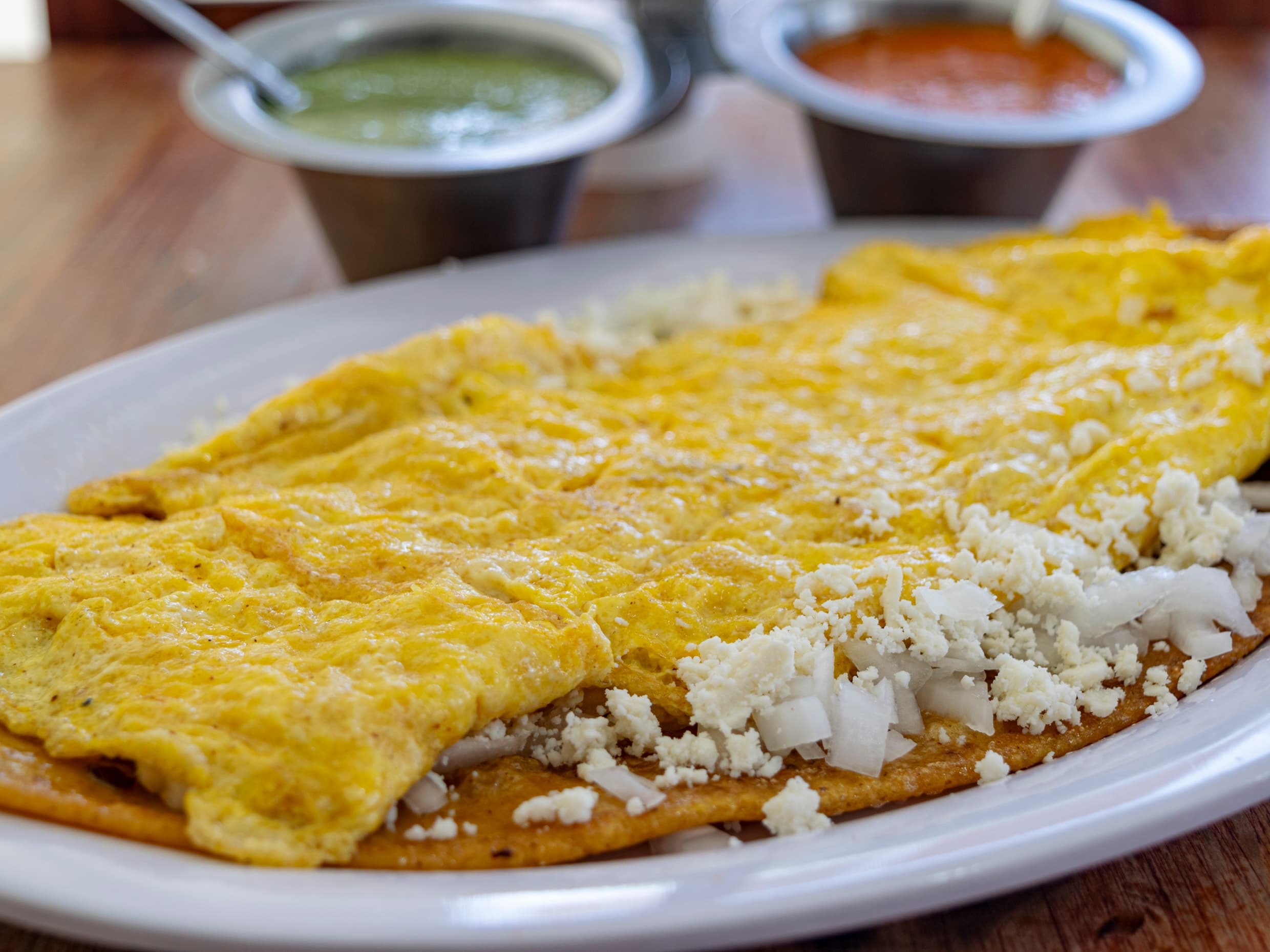 Huarache con Huevo