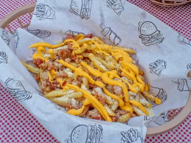 Papas Grandes Parmesano y Tocino