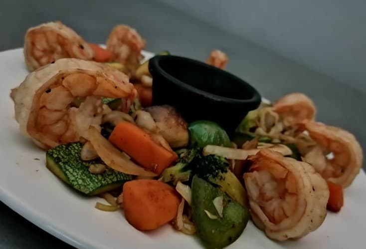 Teppanyaki de Camarón
