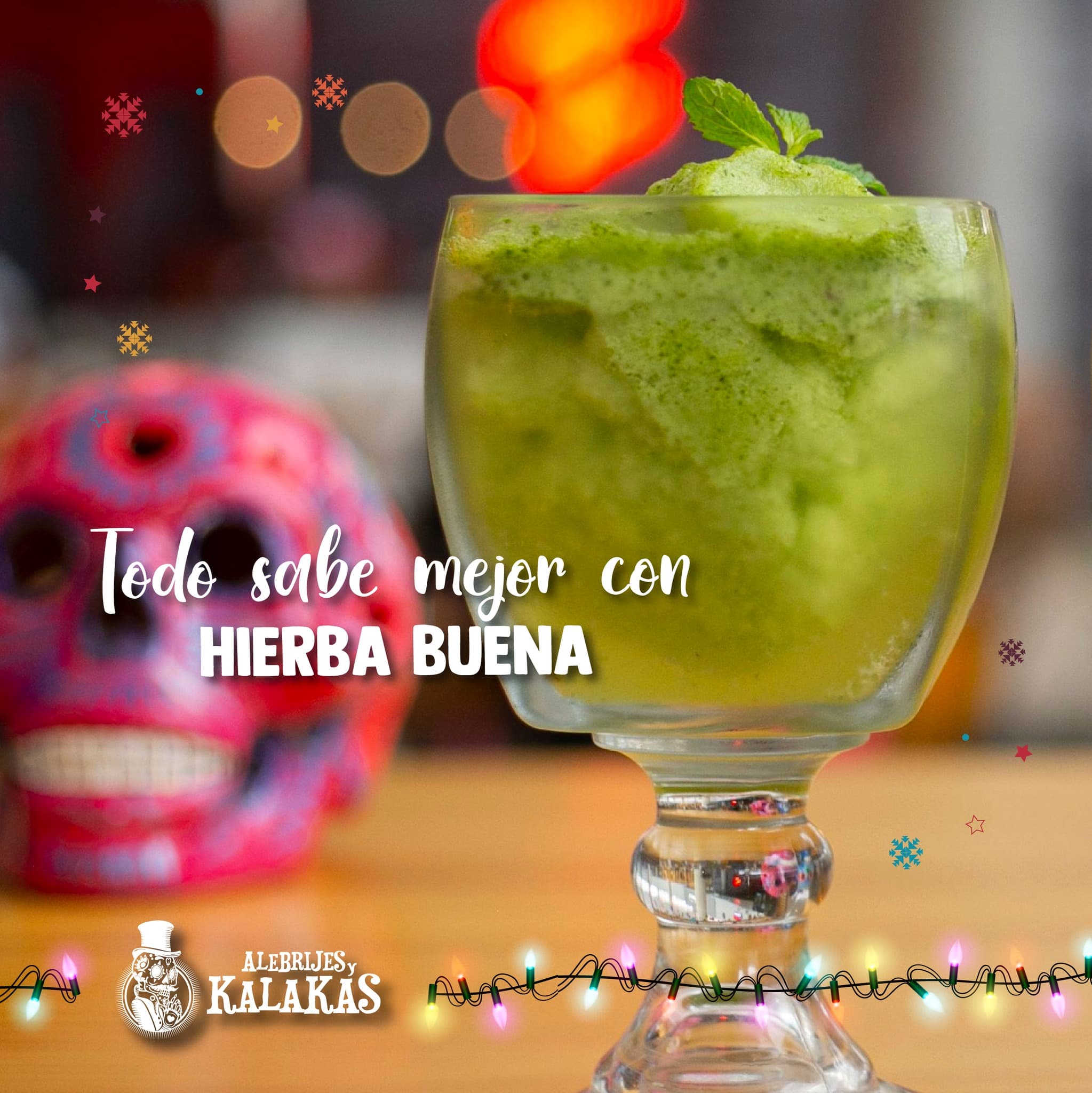 Bebidas Naturales Frozen de Limonada Hierbabuena