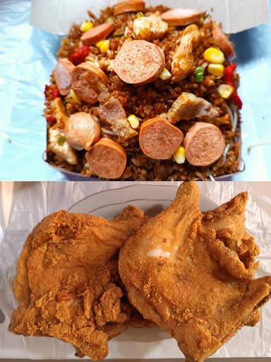 Arroz Paisa Caja Grande + 4 Presas De Pollo