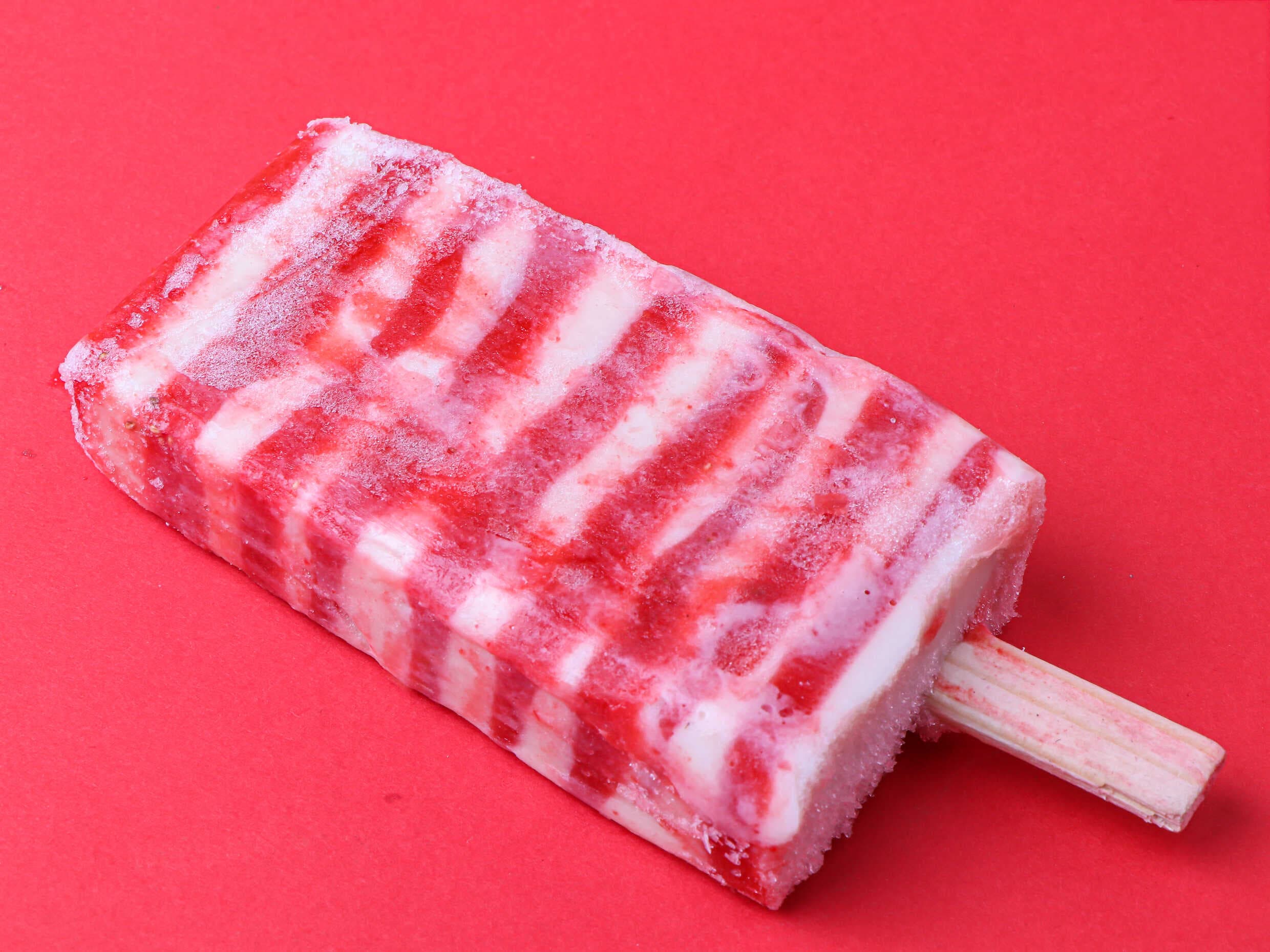Paleta Fresa con Crema