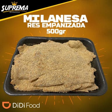 Milanesa de Res Empanizada 500 gr