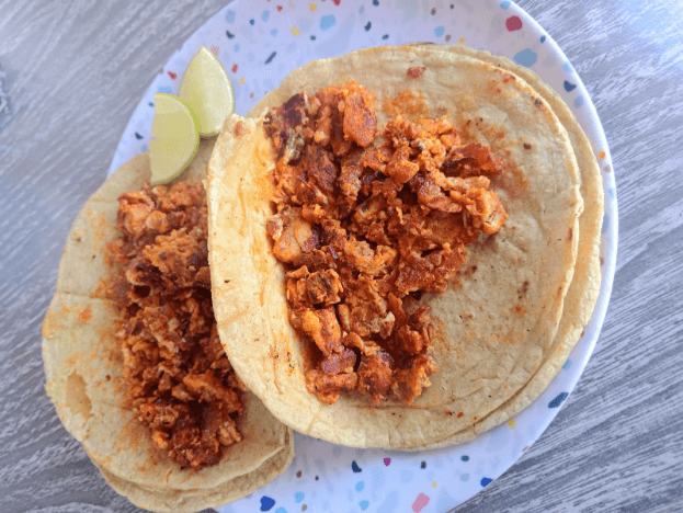 Tacos Revolcados rojos